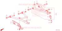 TRIANGLES AVANT pour Honda FOURTRAX 520 FOREMAN RUBICON 4X4 EPS de 2024