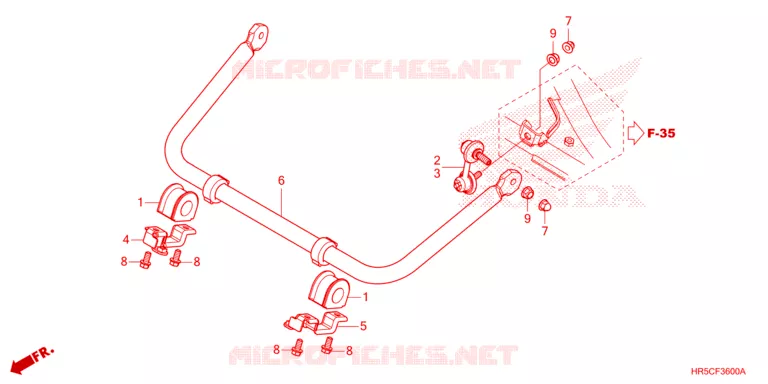 BARRE ANTI ROULIS Honda ATV 520 FOURTRAX 2024  TRX520FM6R
