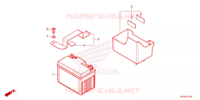 BATTERIE Honda MOTO 125 MONKEY 2022  Z125MAN