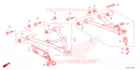 TRIANGLES AVANT pour Honda FOURTRAX 520 FOREMAN 4X4 ES EPS de 2024