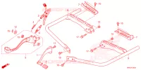 PEDALE   REPOSE PIED pour Honda FOURTRAX 520 RUBICON IRS EPS de 2024