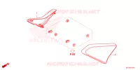 COUVERCLES LATERAUX pour Honda REBEL 500 ABS de 2023