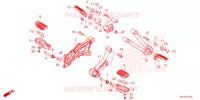 REPOSE PIED pour Honda REBEL 500 ABS de 2023