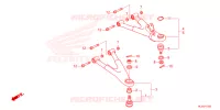 TRIANGLES AVANT pour Honda PIONEER 520 M2 de 2023