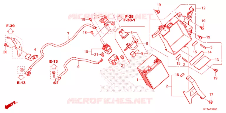 BATTERIE Honda MOTO 300 CRF 2023  CRF300LAP