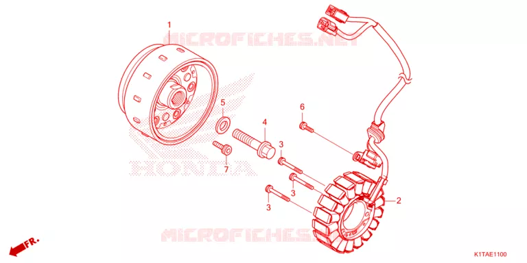ALTERNATEUR Honda MOTO 300 CRF 2023  CRF300LRP