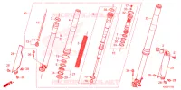 FOURCHE pour Honda CRF 250 R de 2024