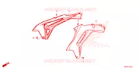 OUIES DE RADIATEUR pour Honda CRF 250 R de 2024