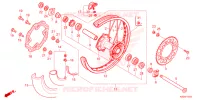ROUE ARRIERE pour Honda CRF 250 R de 2024