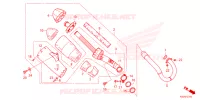 SILENCIEUX D'ECHAPPEMENT pour Honda CRF 250 R de 2024