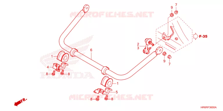 BARRE ANTI ROULIS Honda ATV 520 FOURTRAX 2024  TRX520FA6R