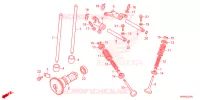 ARBRE A CAMES   SOUPAPE pour Honda FOURTRAX 520 RUBICON DCT DELUXE 6CM de 2024