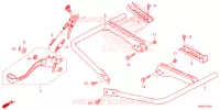 PEDALE   REPOSE PIED pour Honda FOURTRAX 520 RUBICON DCT DELUXE 6CM de 2024