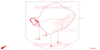 SELLE pour Honda FOURTRAX 520 RUBICON DCT DELUXE 6CM de 2024