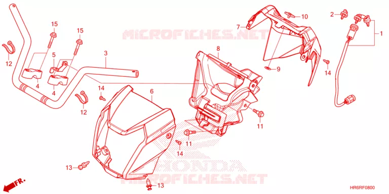 GUIDON Honda ATV 520 FOURTRAX 2024  TRX520FA7R