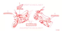 AUTOCOLLANTS pour Honda NAVI 110 de 2023