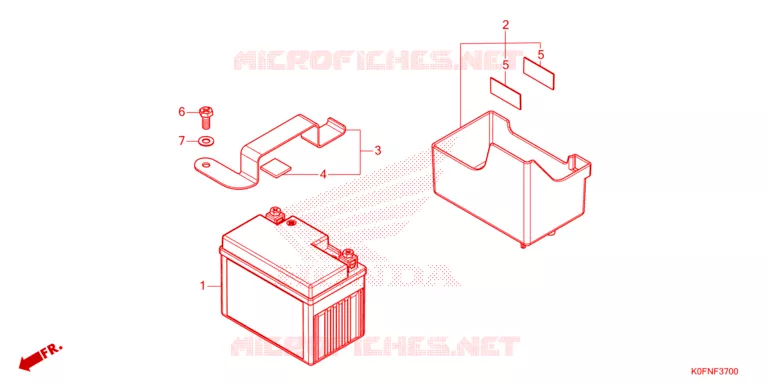 BATTERIE Honda MOTO 125 MONKEY 2023  Z125MAP