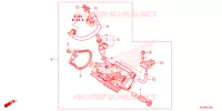 CORPS DE PAPILLON pour Honda CRF 250 R de 2024