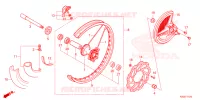 ROUE AVANT pour Honda CRF 250 R de 2024