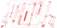 FOURCHE pour Honda CRF 250 R de 2024