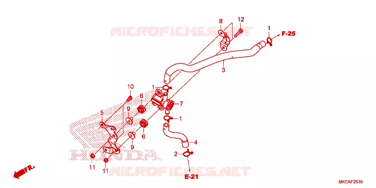 SOUPAPE D'ADMISSION Honda MOTO 450 CRF 2024  CRF450RLR