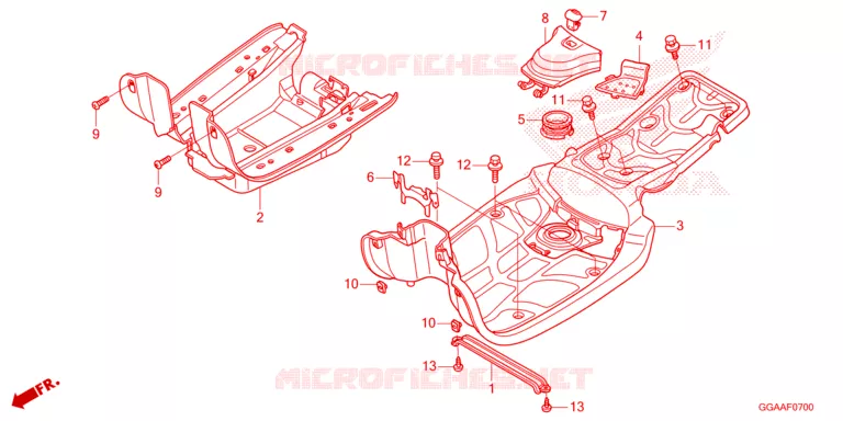 MARCHE PIEDS Honda SCOOTER 50 RUCKUS 2024  NPS50P