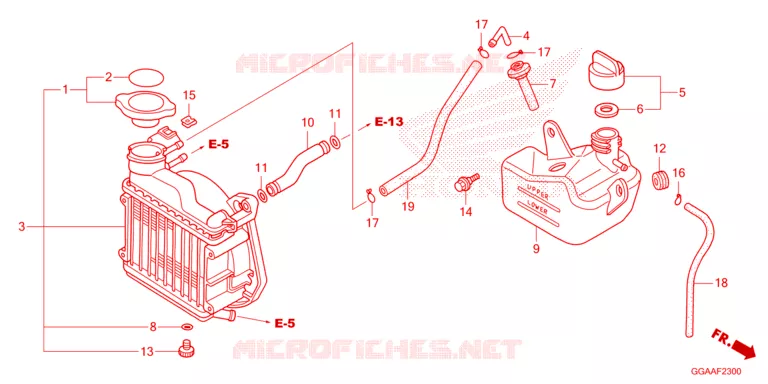 RADIATEUR Honda SCOOTER 50 RUCKUS 2024  NPS50R