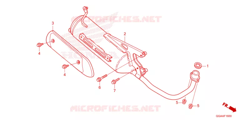 SILENCIEUX D'ECHAPPEMENT Honda SCOOTER 50 RUCKUS 2024  NPS50R