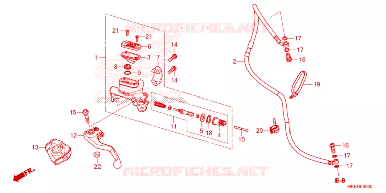 MAITRE-CYLINDRE Honda MOTO 450 CRF 2024  CRF450RWER