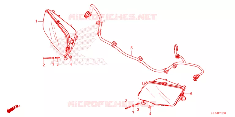 PHARE Honda ATV 1000 TALON 2023  SXS1000S2XP_FL