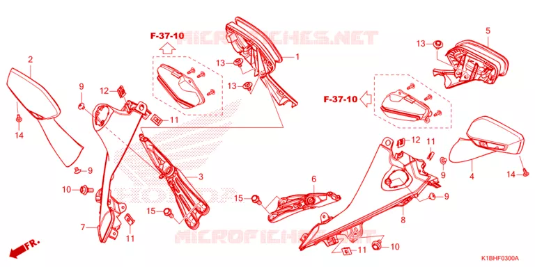 RETROVISEUR Honda SCOOTER 350 FORZA 2024  NSS350AP