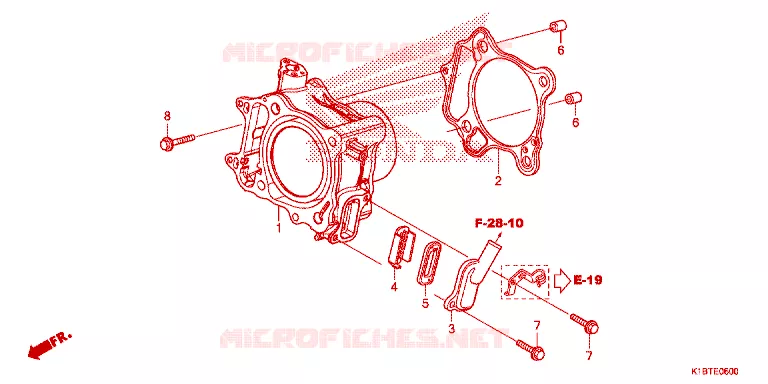 CYLINDRE Honda SCOOTER 350 FORZA 2021  NSS350AM