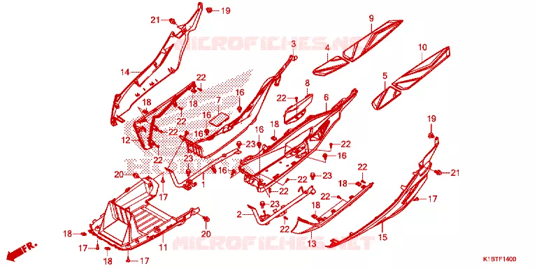 MARCHE PIEDS Honda SCOOTER 350 FORZA 2021  NSS350AM