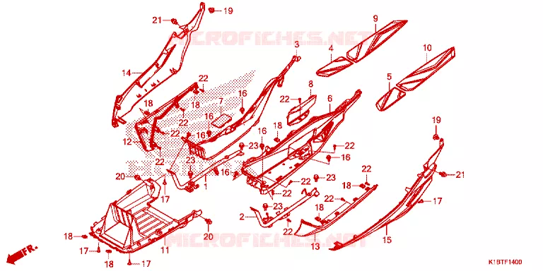 MARCHE PIEDS Honda SCOOTER 350 FORZA 2021  NSS350AM_2TH