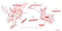AUTOCOLLANTS pour Honda SCOOPY 110 PRESTIGE CA de 2020