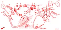 LEVIER DE GUIDON   CABLE   COMMODO pour Honda SCOOPY 110 PRESTIGE CA de 2020