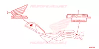 AUTOCOLLANTS pour Honda REBEL 300 ABS de 2023