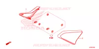 COUVERCLES LATERAUX pour Honda REBEL 300 ABS de 2023