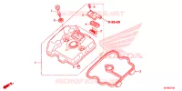 COUVRE CULASSE pour Honda REBEL 300 ABS de 2023