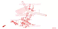 GUIDON   TE DE FOURCHE pour Honda REBEL 300 ABS de 2023