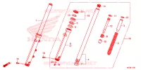FOURCHE pour Honda REBEL 300 ABS de 2023