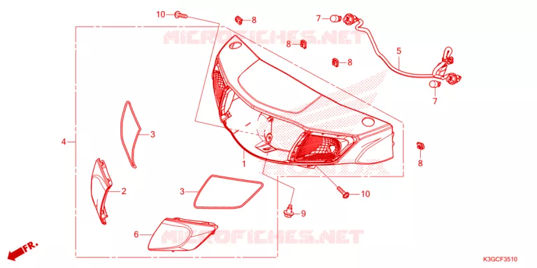 CLIGNOTANT AVANT Honda MOTO 110 DREAM 2023  AND125MDP