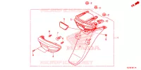 FEUX ARRIERE pour Honda DREAM 125 de 2020