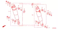 AMORTISSEUR ARRIERE pour Honda SUPER CUB 110 DREAM PGMFI, Kick start de 2011