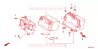 BATTERIE pour Honda SUPER CUB 110 DREAM PGMFI, Kick start de 2011