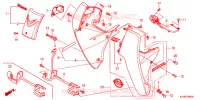 CARENAGE AVANT   PROTEGE JAMBES pour Honda SUPER CUB 110 DREAM PGMFI, Kick start de 2011