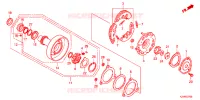 EMBRAYAGE UNIDIRECTIONNEL pour Honda SUPER CUB 110 DREAM PGMFI, Kick start de 2011