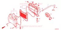 FILTRE A AIR pour Honda SUPER CUB 110 DREAM PGMFI, Kick start de 2011