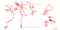 LEVIER DE GUIDON   CABLE   COMMODO pour Honda SUPER CUB 110 DREAM PGMFI, Kick start de 2011