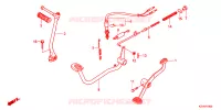 PEDALE   KICK pour Honda SUPER CUB 110 DREAM PGMFI, Kick start de 2011